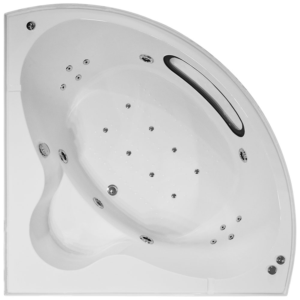 M-SPA - Kabíno-kúpeľňová vaňa s hydromasážou 155 x 155 x 220 cm