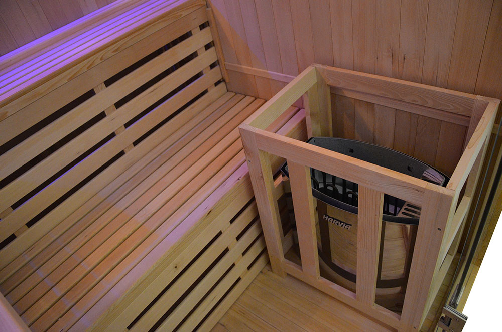 M-SPA - Suchá sauna s pecou EA3 150 x 150 x 200 cm