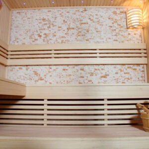 MUE-1102 Sauna sucha z piecem 220X200X210CM