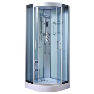 MO-0513B BIAŁA Kabina prysznicowa z hydromasażem 90X90X215CM