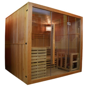 MO-EA4 Sauna sucha z piecem 200 x 180 x 200 cm