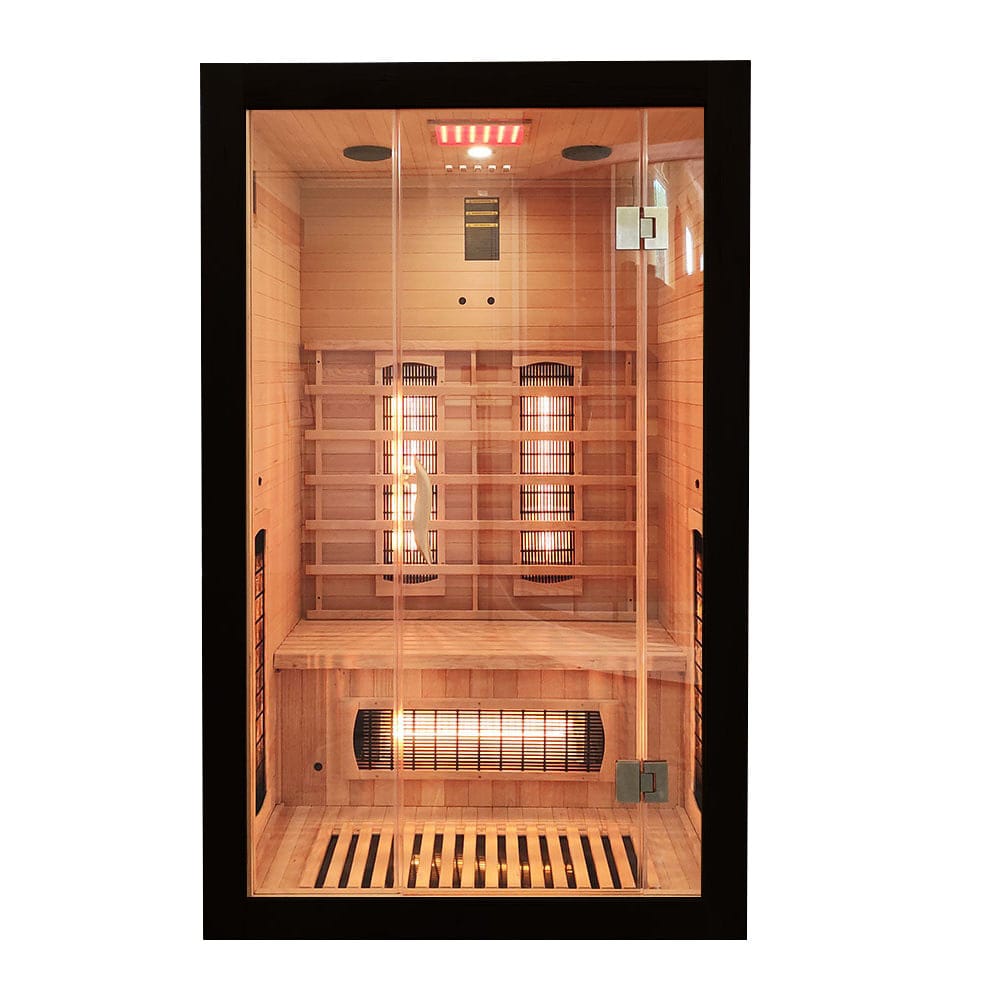 MO-EA2R CZARNA Sauna na podczerwień 121x106x192cm 003
