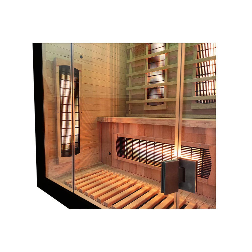 MO-EA2R CZARNA Sauna na podczerwień 121x106x192cm 006