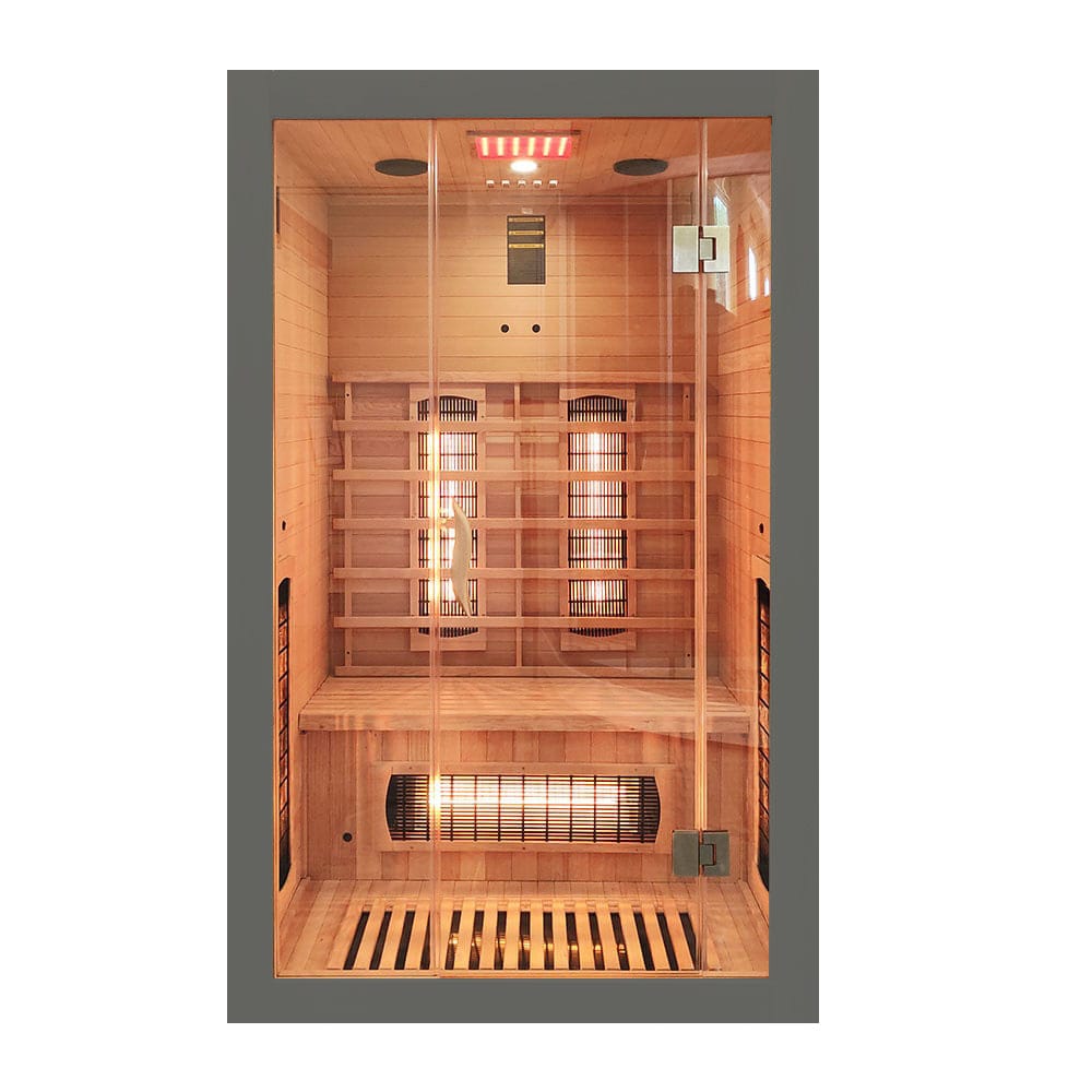 MO-EA2R SZARA Sauna na podczerwień 121x106x192cm 003
