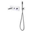 WS-Y255MCH Zestaw wannowy podtynkowy 2 funkcyjny (słuchawka prysznicowa z uchwytem + wylewka)