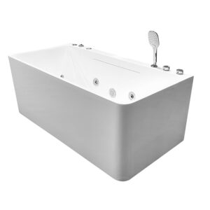 MO-1801 Wanna łazienkowa wolnostojąca SPA z hydromasażem 150X75X58CM