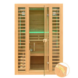 MO-EL2S Sauna sucha z piecem HARVIA 3,5 kW 130X120X190CM