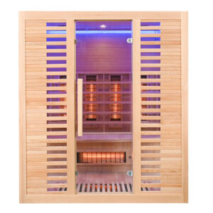 MO-C4S Sauna na podczerwień z kamieniem solnym 175X140X200CM