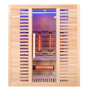 MO-C4ST Sauna na podczerwień z kamieniem solnym + turmaliny 175X140X200CM
