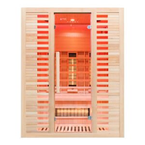 MO-C3S Sauna na podczerwień z kamieniem solnym 150X110X190CM
