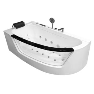 MO-0076 TURBO LEWA Wanna łazienkowa SPA z hydromasażem 170X85X58CM