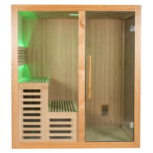 MO-A1816H Sauna sucha z piecem HARVIA 6kW 180X160X200CM