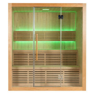 MO-SS1814H Sauna sucha z piecem HARVIA 6 kW 180X140X200CM
