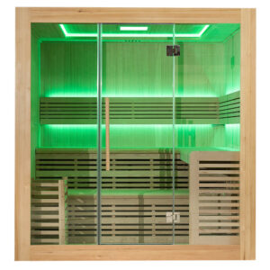 MO-SS2016H Sauna sucha z piecem HARVIA 8 kW 200X160X210CM