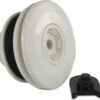 Flotide Dysza wypływowa ABS 50 mm x 2" KW x GZ biały type z mosiężnym gwintem M5