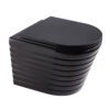Misa WC podwieszana ryflowana WS-W04L-CBK-M 49,5X35,5X32CM