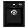Zlewozmywak granitowy KGS G 40 1B Black Metallic 40X50CM