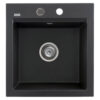 Zlewozmywak granitowy KGS M 45 1B Black Metallic 47X50CM