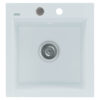 Zlewozmywak granitowy KGS M 45 1B Pure White 47X50CM