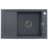 Zlewozmywak granitowy KGS M 6078 1B1D Graphite 78X50CM