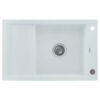 Zlewozmywak granitowy KGS M 6078 1B1D Pure White 78X50CM