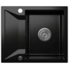 Zlewozmywak granitowy KGS J 4559 1B1D Deep Black 59X50CM