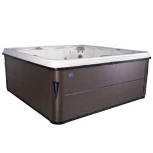 Wanna ogrodowa z hydromasażem VIKING SPAS - TRADITION II White - Chestnut 234x234x95cm