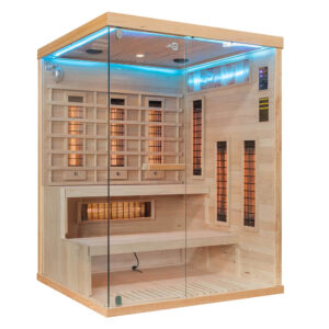 MO-EP3RS PRAWA Sauna na podczerwień z kamieniem solnym 150X140X200CM
