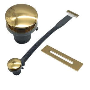 ZESTAW MECHANIZM + OSŁONA KORKA KLIK/KLAK + PRZELEW - ZŁOTY ZC-006G