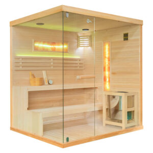 MO-EP4S PRAWA Sauna sucha z piecem HARVIA 8 kW 175X140X190CM