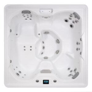 Wanna ogrodowa z hydromasażem VIKING SPAS - APEX II White - Slate 218x218x91,5cm