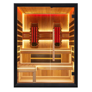 MO-EA4RT LUX  Sauna na podczerwień Full Carbon 180X180X210CM