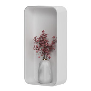 Półka ścienna z kamienia syntetycznego prostokątna PU-0143 60X30X14,5CM