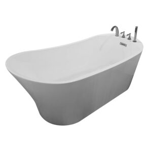 MO-1037D Wanna wolnostojąca z baterią chromowaną 170X80X72CM