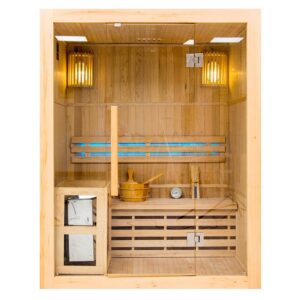 MO-EA3 Sauna sucha z piecem HARVIA 3,5 kW 150X120X190CM