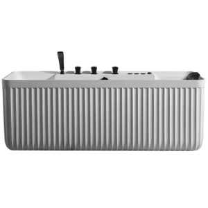 MUE-D005W Wanna wolnostojąca przyścienna SPA z hydromasażem 170X75X60CM