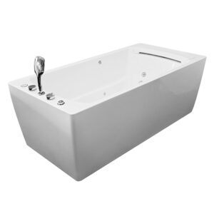 MO-1805 Wanna łazienkowa wolnostojąca SPA z hydromasażem 170X80X58CM