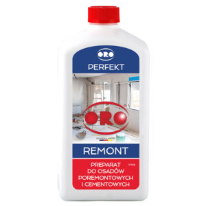 ORO PREPARAT DO USUWANIA OSADÓW POREMONTOWYCH, CEMENTOWYCH - 1000ML