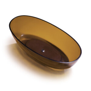 MO-0045T CB Wanna wolnostojąca owalna przezroczysta 170X80X58CM