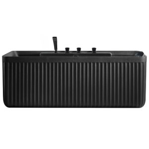 MUE-D005-2B Wanna wolnostojąca ze ścieralną powłoką i baterią 170X75X60CM