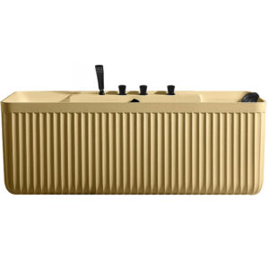 MUE-D005-2CP Wanna wolnostojąca ze ścieralną powłoką i baterią 170X75X60CM