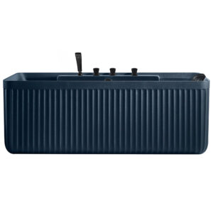 MUE-D005-2PB Wanna wolnostojąca ze ścieralną powłoką i baterią 170X75X60CM