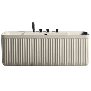 MUE-D005-2C Wanna wolnostojąca ze ścieralną powłoką i baterią 170X75X60CM