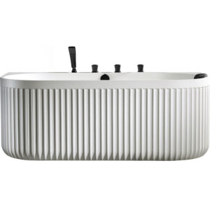 MUE-A005-2W Wanna wolnostojąca ze ścieralną powłoką i baterią 170X85X65CM