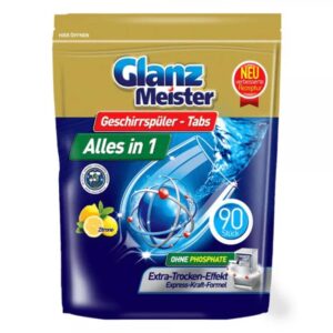 GLANZ MEISTER All in 1 tabletki do zmywarki cytrynowe 90 szt.