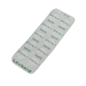 Profesjonalne tabletki testowe Lovibond DPD No.1 Rapid 10 szt./listek