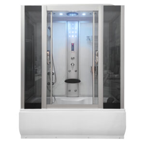 MO-0611 BIAŁA Kabina prysznicowa z hydromasażem 170X90X220CM