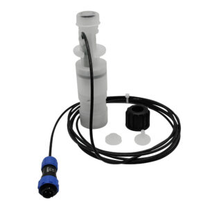 Zawór ssący z czujnikiem poziomu, wtyczką WEIPU SP13 EMEC PVDF i przyłączem 1/2" 4×6 mm EMEC