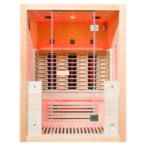 MO-B3FS Sauna na podczerwień z kamieniem solnym 150X120X200CM